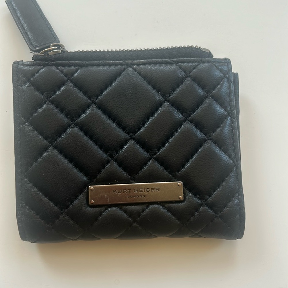 Kurt Geiger Black Leather Wallet